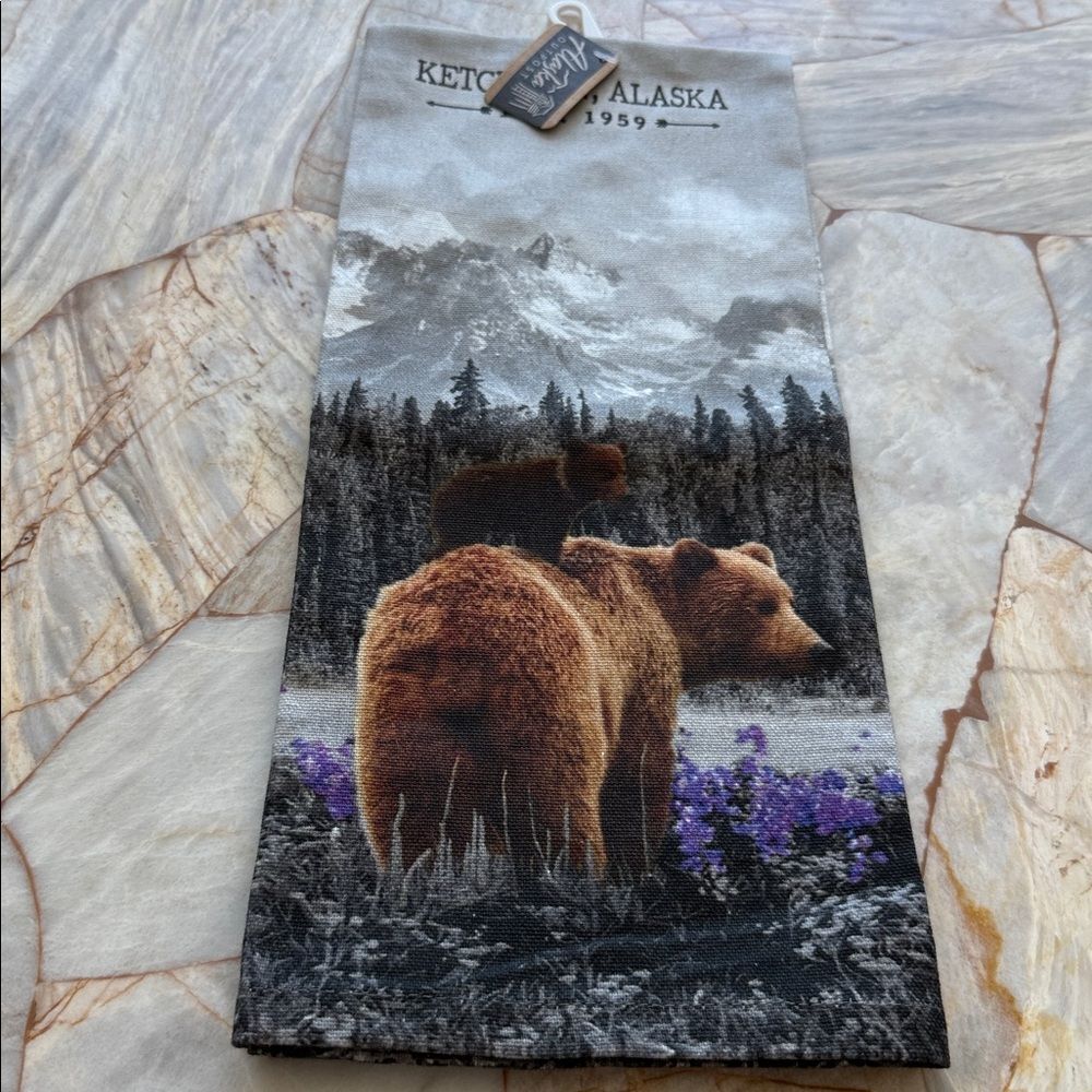 Alaska Bear Scenic Tapestry